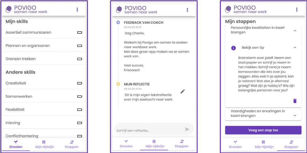 Povigo app growing